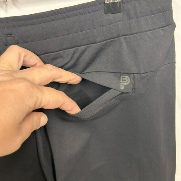 Public Rec Black Athletic Stretch Pants 34/30 Straight Active Wear drawstring - Picture 8 of 13